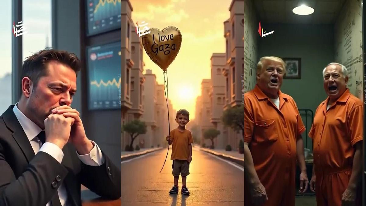 Gazzeli gençlerden Trump’a yanıt! Yapay zeka videosu dikkat çekti